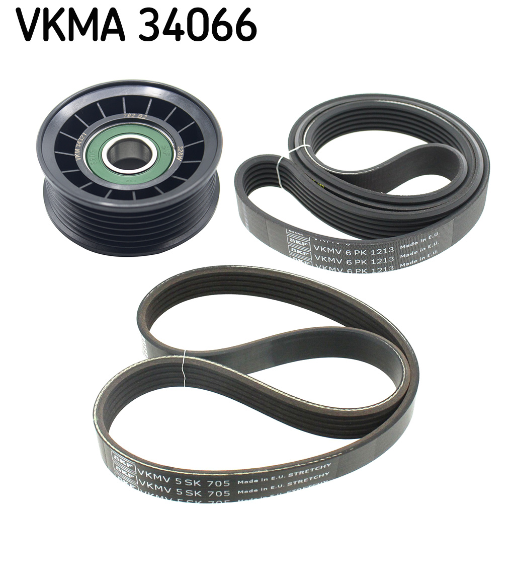 SKF Hosszbordásszíj készlet VKMA34066_SKF